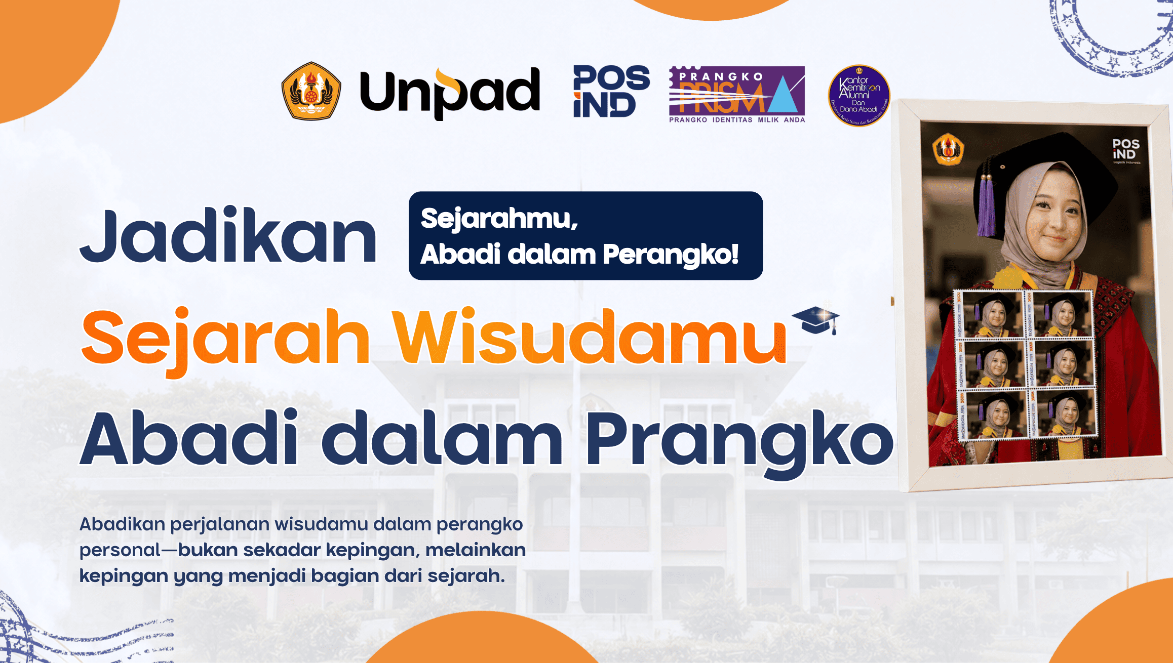 Jadikan Sejarah Wisudamu Abadi dalam Prangko